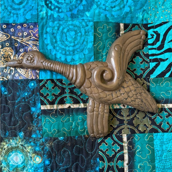 The wild goose studio Other - The Wild Goose Studio Clay Stylized Bird Wall Decor